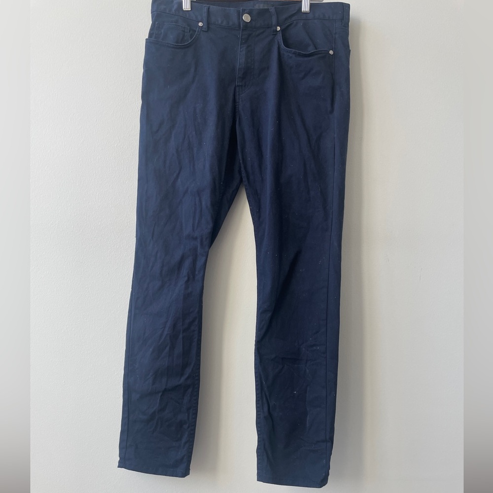 H&M Navy Chinos
